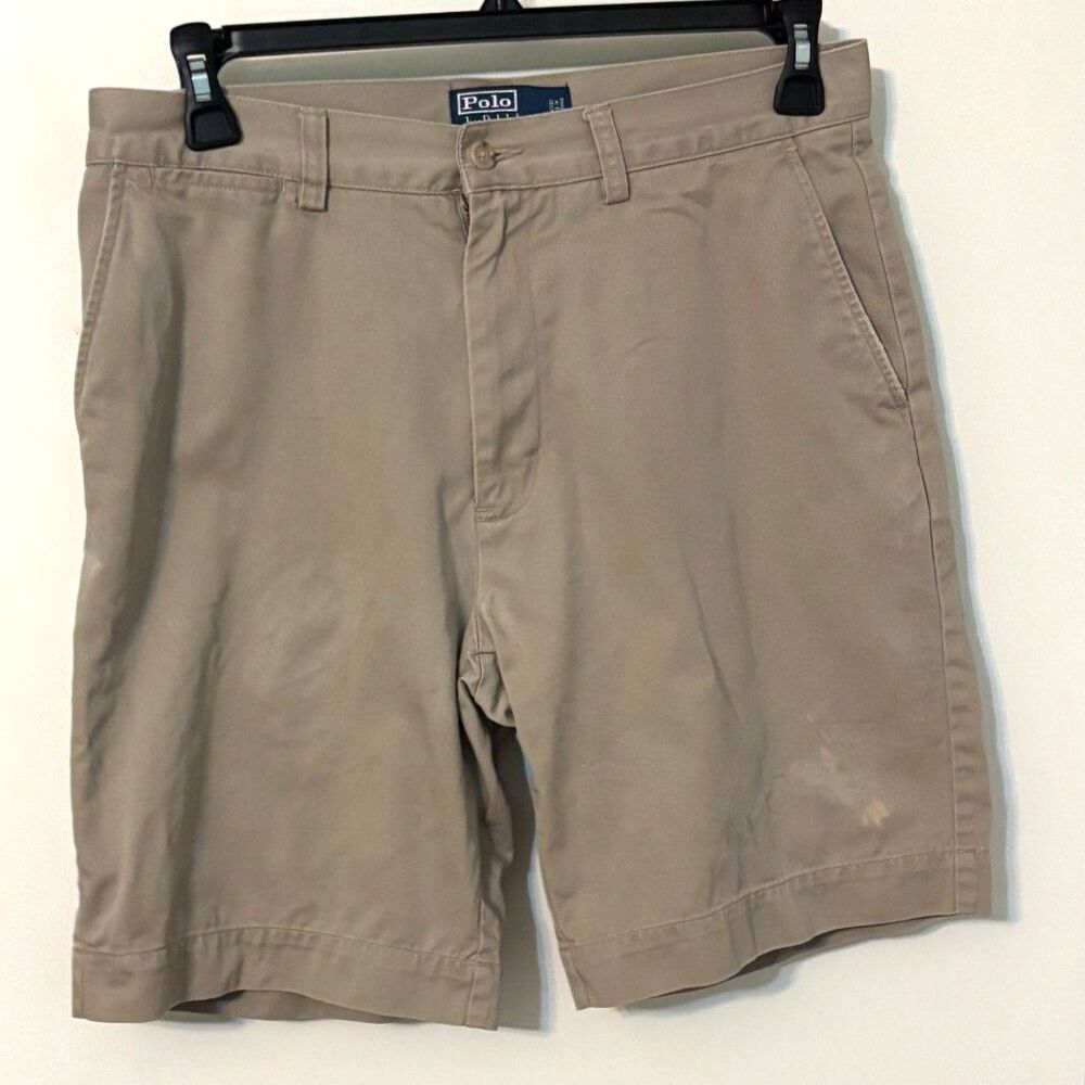 Polo Ralph Lauren Prospect Shorts Men’s Size 32 Khaki Beige Chino Casual Preppy